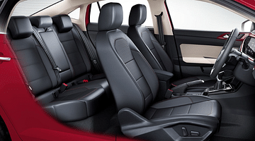 Spacious Interior of VW Virtus