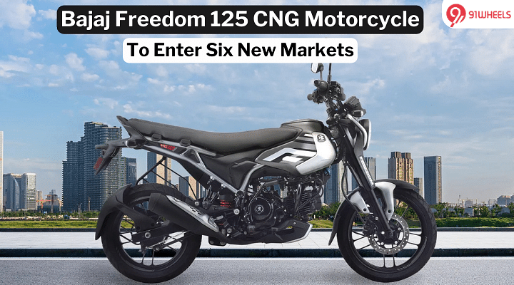 Bajaj Freedom 125 CNG Motorcycle To Venture Into Six International Markets