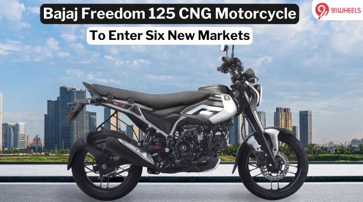 Bajaj Freedom 125 CNG Motorcycle To Venture Into Six International Markets
