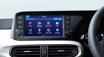 7-inch touchscreen in Grand i10 