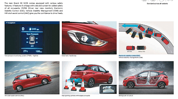 Hyundai Grand i10 NIOS Saftey features