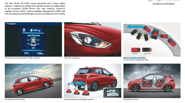 Hyundai Grand i10 NIOS Saftey features