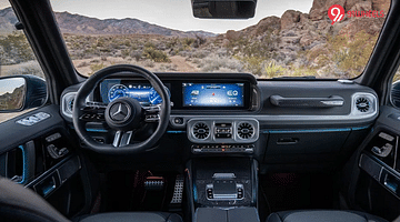 Interior of the Electric G-class