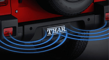 Rear parking sensors in Mahindra Thar