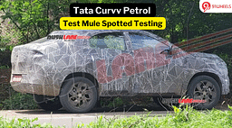 Tata Curvv Petrol Spotted Testing Ahead Of Launch - Check Out Details & Pics Here