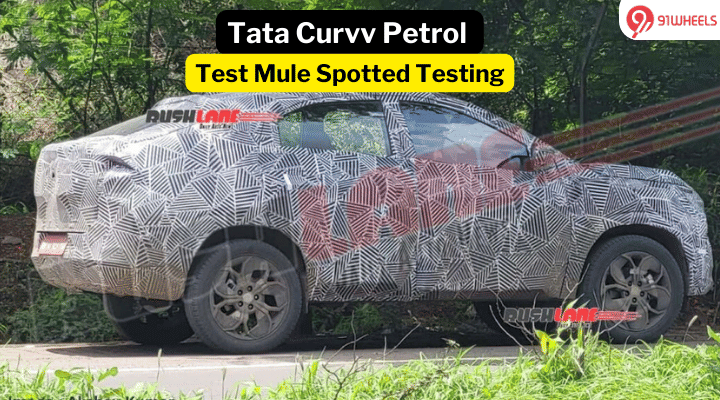 Tata Curvv Petrol Spotted Testing Ahead Of Launch - Check Out Details & Pics Here Tata Curvv Petrol Spotted Testing Ahead Of Launch - Check Out Details & Pics Here