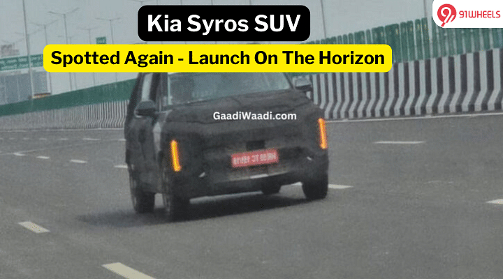 Kia Syros SUV Spotted In Testing Again, Revealing Fresh Details