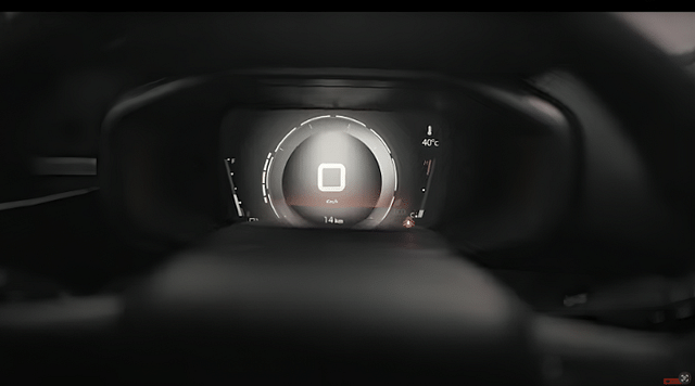 Citroen Basalt digital drivers display