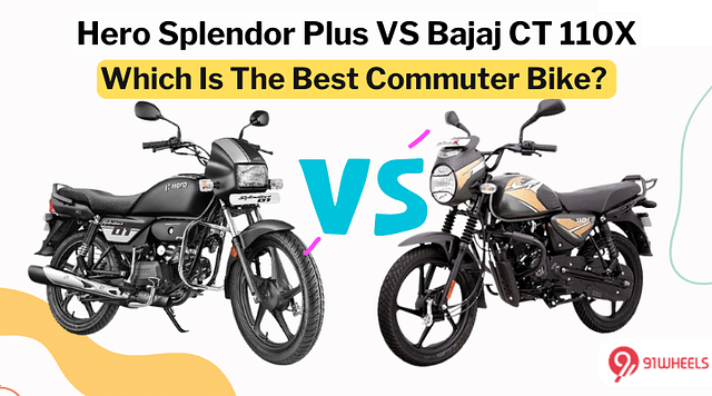 Hero Splendor Plus VS Bajaj CT 110X: Which Offers The Best Value?