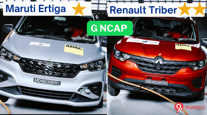 Made In India Maruti Ertiga, Renault Triber Score Low In GNCAP Test Made In India Maruti Ertiga, Renault Triber Score Low In GNCAP Test