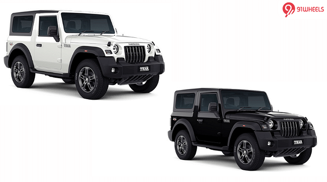 Choice of several engines in Mahindra Thar