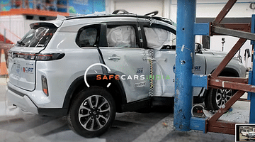 Crash test from the side of Grand Vitara