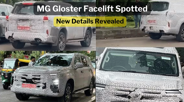 MG Gloster Facelift Again Spotted Testing- Check New Details
