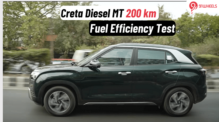 Hyundai Creta Diesel MT 200 km Fuel Efficiency Test: We Tested it, We Know!