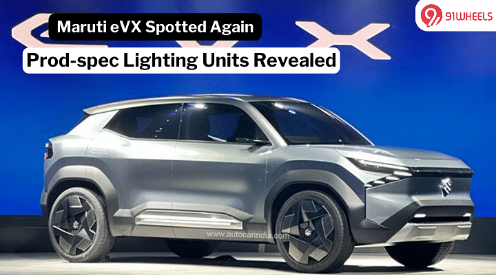Maruti eVX Spotted With Production-Spec Lighting Units: Check Details