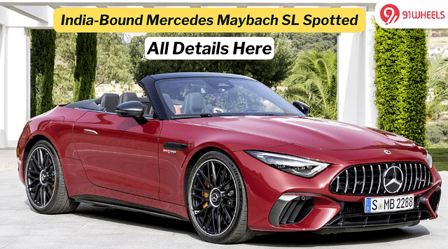 India Bound Mercedes Maybach SL Roadster Test Mule Spotted- Details