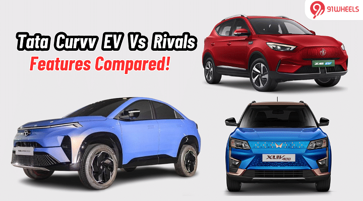 Tata Curvv EV Vs XUV400 EV Vs MG ZS EV: Features Comparison Here