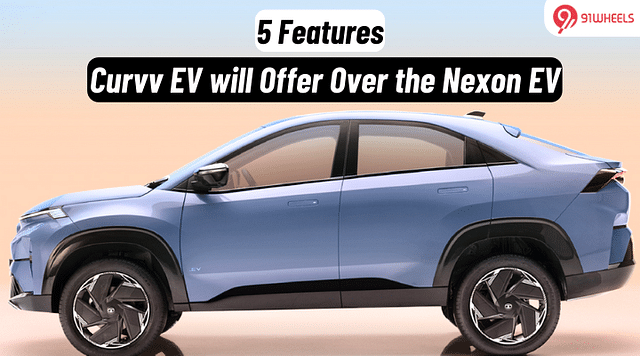 5 Features Tata Curvv EV Will Offer Over the Nexon EV