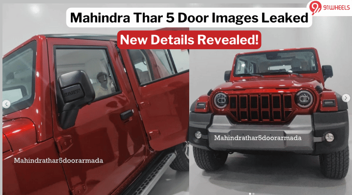 This Is It: Mahindra Thar 5-Door Revealed Before Launch This Is It: Mahindra Thar 5-Door Revealed Before Launch