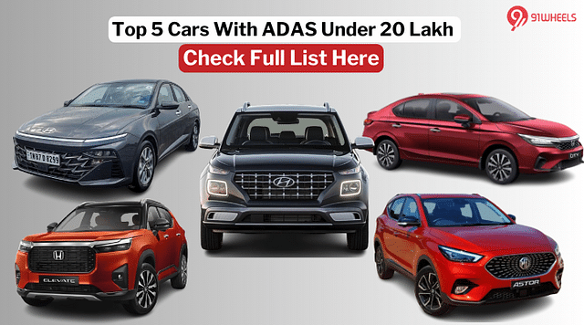 Top 5 Cars With ADAS Under 20 Lakh in India- Check out the List