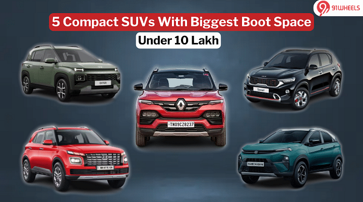 5 Compact SUVs with Biggest Boot Space Under 10 Lakh: Check out the List