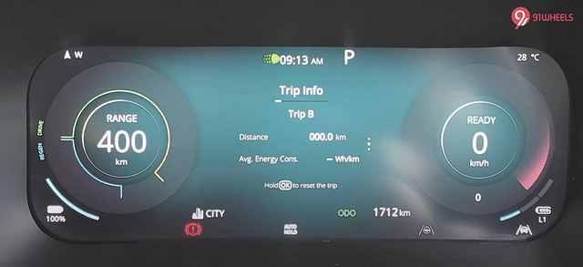 tata curvv ev range test