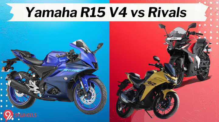 Yamaha R15 V4 VS Rivals: Detailed Comparison With Karizma And Pulsar Yamaha R15 V4 VS Rivals: Detailed Comparison With Karizma And Pulsar