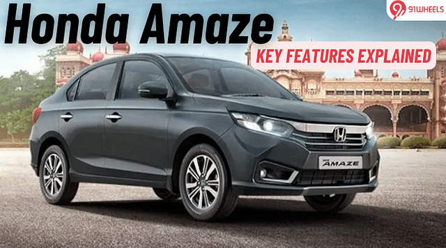 Honda Amaze Key Features Explained: Paddle Shifters To Cruise Control