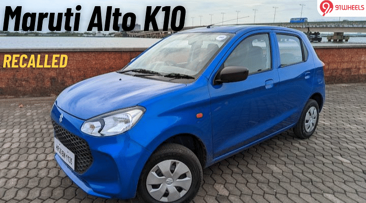 Maruti Alto K10 Voluntarily Recalled: Is Your Car On This List?