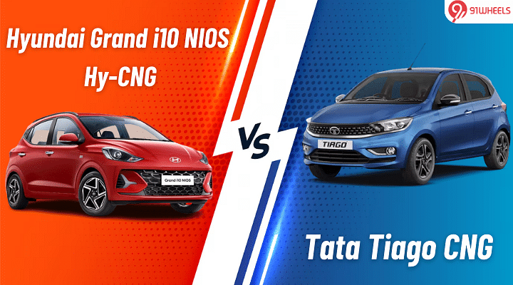 Hyundai Grand i10 NIOS Hy-CNG vs Tata Tiago CNG: What's Better?