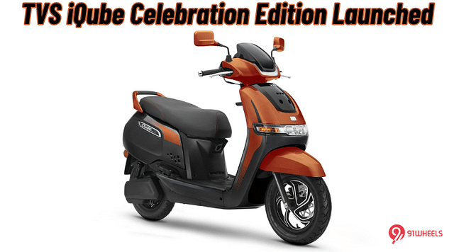 TVS iQube Celebration Edition Launched A Rs 1.19 Lakh - Limited To 1,000 Units