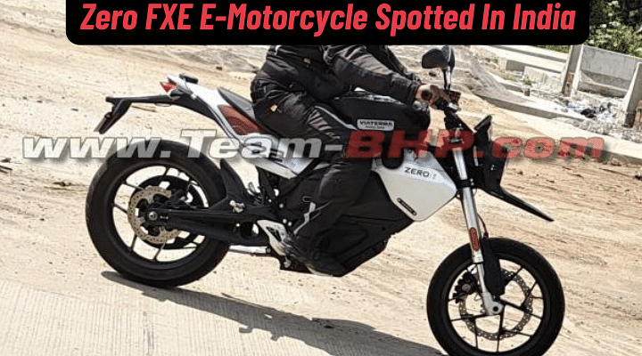 Zero FXE Electric Motorcycle Spotted On Test - Coming To Indian Market?