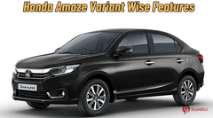 Honda Amaze Variant Wise Features - Here's What Each Variant Gets Honda Amaze Variant Wise Features - Here's What Each Variant Gets