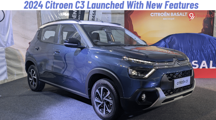 2024 Citroen C3 Hatchback Launched, Gets New Features & Automatic Transmission 2024 Citroen C3 Hatchback Launched, Gets New Features & Automatic Transmission