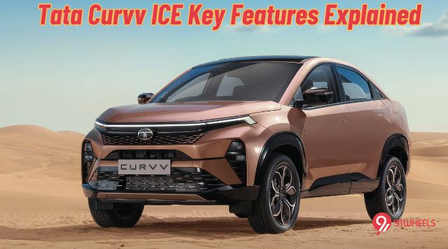 Tata Curvv ICE Key Features Explained - Here's Everything It Gets