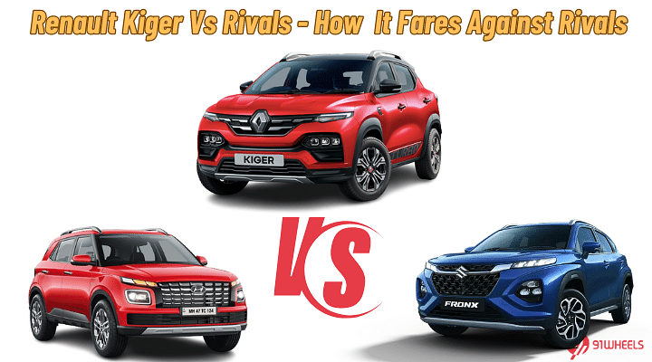 Renault Kiger Vs Rivals: How It Fares Against Maruti Suzuki Fronx And Hyundai Venue?