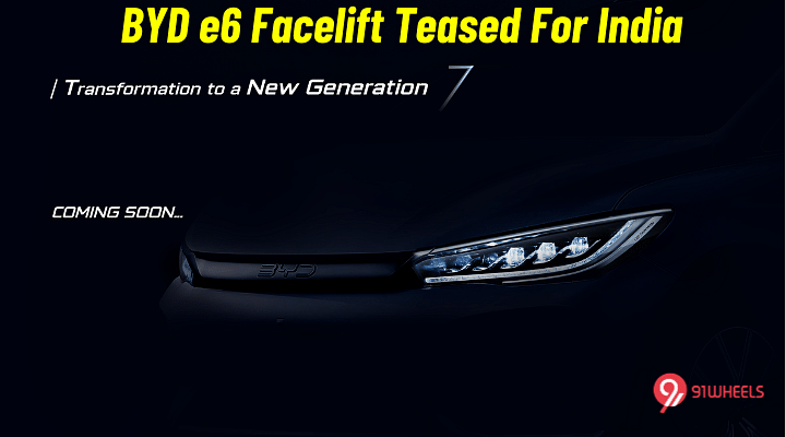 BYD e6 To Get A Facelift Teased Ahead Of Launch, Or Is It The M6?