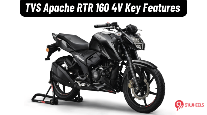 TVS Apache RTR 160 4V Key Features Explained: Here's What All It Gets TVS Apache RTR 160 4V Key Features Explained: Here's What All It Gets