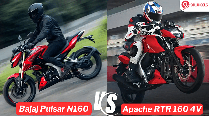 Bajaj Pulsar N160 Vs TVS Apache RTR 160 4V: Which One is Better?