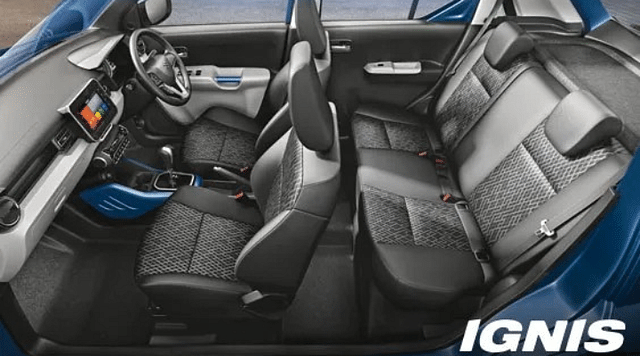 Interior of Maruti Ignis