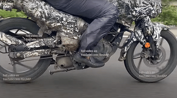 Spy shots of the upcoming Bajaj bike!