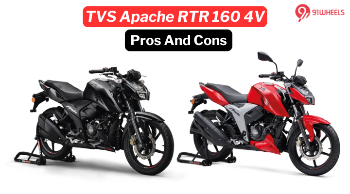TVS Apache RTR 160 4V Pros And Cons: Racing Ready TVS Apache RTR 160 4V Pros And Cons: Racing Ready
