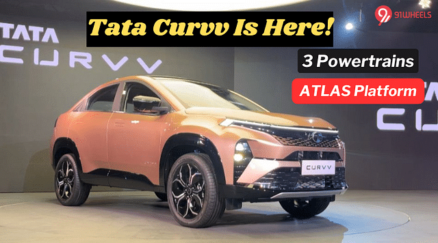 Tata Curvv Revealed! 3 Engines, ATLAS Platform, And Much More