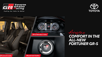 Toyota Fortuner GR S Interior