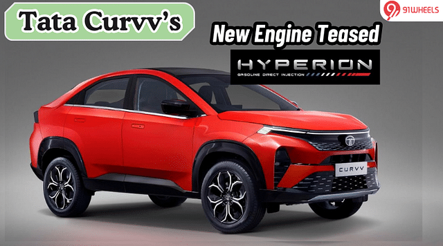 Tata Curvv To Feature New HYPERION 1.2L Petrol TGDi Engine – Teased Again