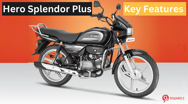 Hero Splendor Plus Key Features: Side Stand Indicator To i3S Technology