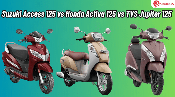 Suzuki Access 125 VS Honda Activa 125 VS TVS Jupiter 125: Comparison