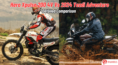Hero Xpulse 200 4V Vs 2024 Yezdi Adventure: Detailed Comparison Hero Xpulse 200 4V Vs 2024 Yezdi Adventure: Detailed Comparison