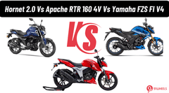 Honda Hornet 2.0 Vs Apache RTR 160 4V Vs Yamaha FZS FI V4: Detailed Comparison Honda Hornet 2.0 Vs Apache RTR 160 4V Vs Yamaha FZS FI V4: Detailed Comparison