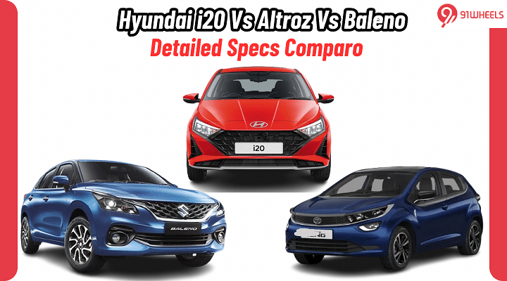 Hyundai i20 Vs Tata Altroz Vs Maruti Baleno: Detailed Specs Comparison